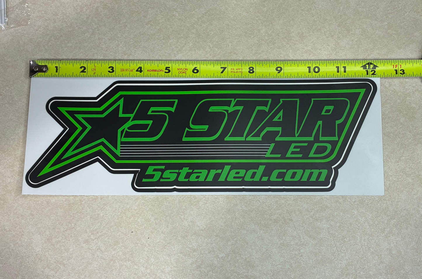 12” x 4.5” Sticker