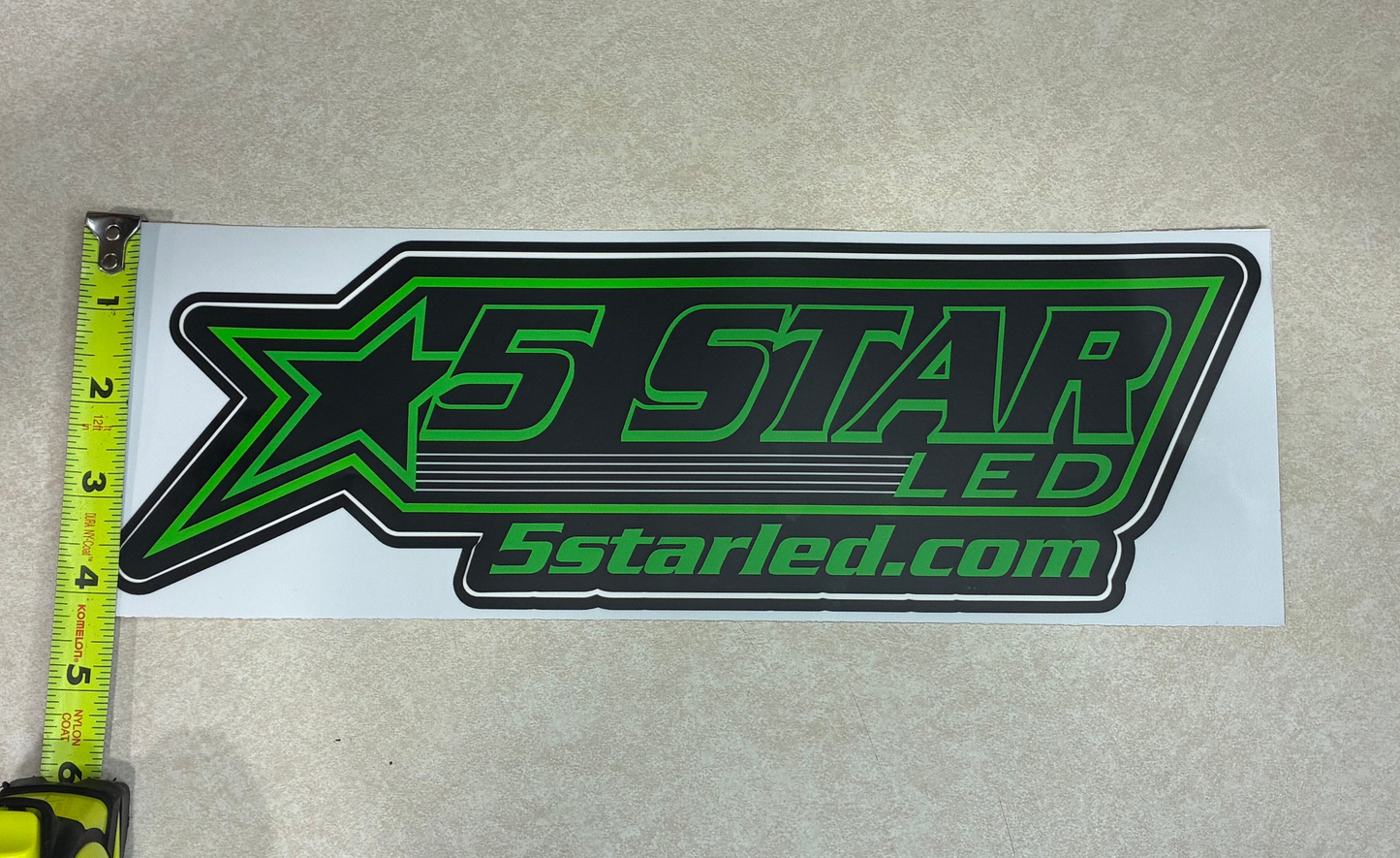 12” x 4.5” Sticker